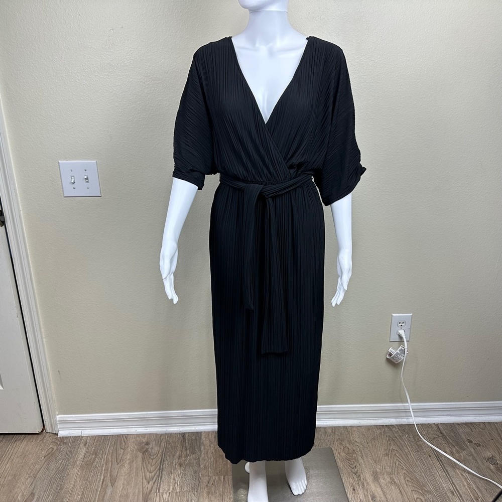 NWT & Other Stories Belted Back Slit Maxi Dress size 4 - Picture 2 of 9